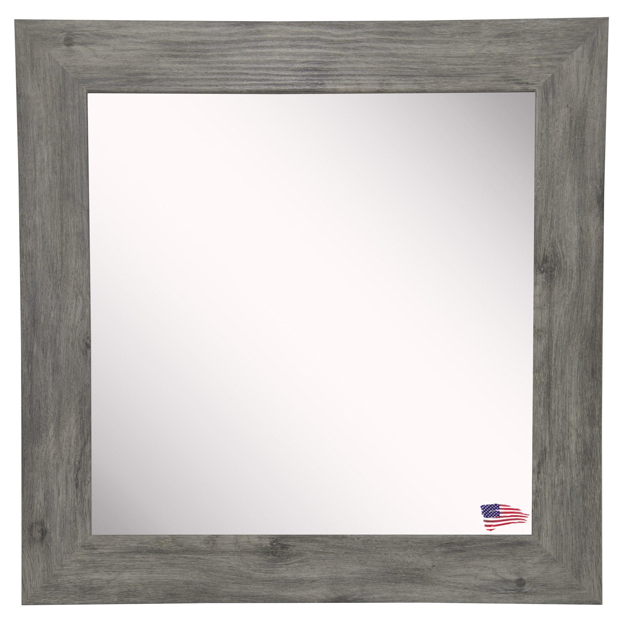 Laurel Foundry Modern Farmhouse Square Grey Wall Mirror & Reviews Wayfair